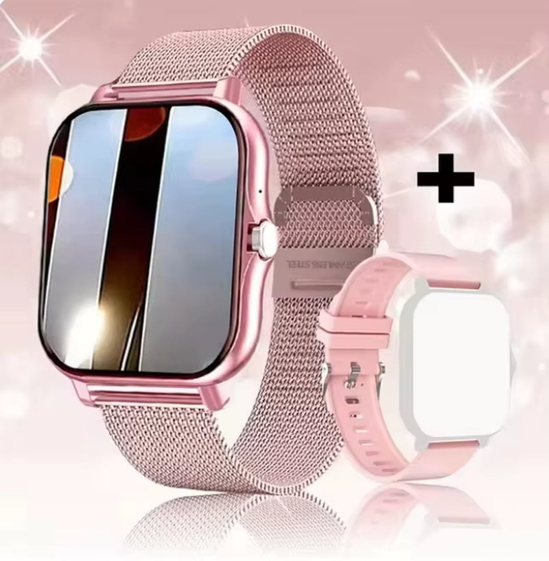 2025 New Smart Watch Bluetooth Call Message Reminder Man Woman Gift Full Touch Screen Sports Fitness Smart Watch